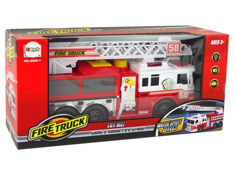 Woź Strażacki Straż Pożarna Dźwięki Światła Czerwona