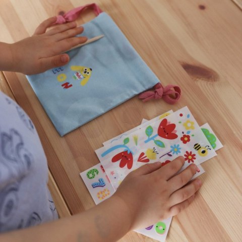 WOOPIE ART&FUN Zestaw Kreatywny Zrób Torebkę Dekorowanie Woreczka Imię Dziecka DIY