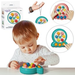 WOOPIE Gra Zręcznościowa Wbijanka Kreta Sznurek Ośmiornica Zielony 2w1