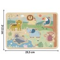 TOOKY TOY Drewniane Interaktywne Puzzle Zwierzątka