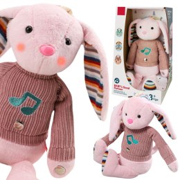 WOOPIE Interaktywny Króliczek Przytulanka z Dźwiękiem i Światłem