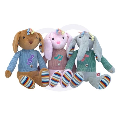 WOOPIE Interaktywny Piesek Przytulanka z Dźwiękiem i Światłem