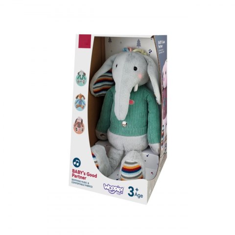 WOOPIE Interaktywny Słonik Przytulanka z Dźwiękiem i Światłem