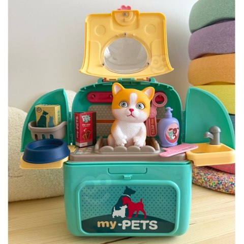 WOOPIE Kotek Przenośny Salon Piękności 2w1 w Plecaku Transporter