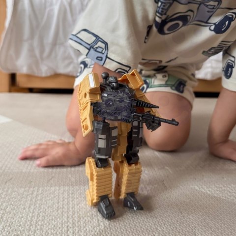 WOOPIE Zestaw 3w1 Robot Transformujący Czołg i Wyrzutnia na Strzałki Brązowy