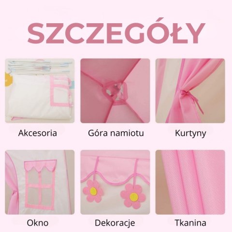 Wooopie Namiot Domek do Domu i Ogrodu XXL z Podłogą