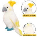 Pluszowa Maskotka Przytulanka Papuga Kakadu Biała 35cm