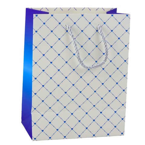 Torba Prezentowa Papierowa Błyszczące Serduszka 23 x 18 x 10,5 cm