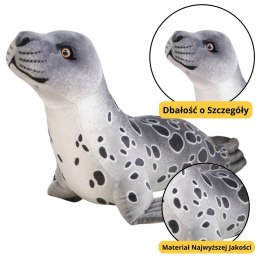 Pluszowa Maskotka Przytulanka Foka Szara 37cm