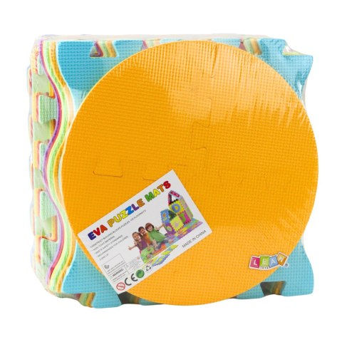 Miękkie Puzzle Mata Edukacyjna Pianka EVA Owoce Słodycze Kolorowa 16 el.