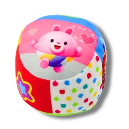 Miękka Piłka Z Grzechotką Dla Malucha Kolorowa 9cm