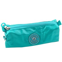 Piórnik Szkolny Organizer Jednokomorowy Zielony 21,5cm