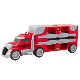 Zestaw Ciężarówka Rozkładana Z Torem Wyścigowym 6 Autek