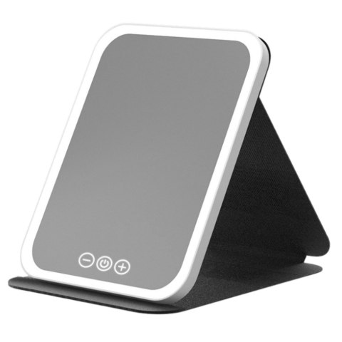 Lusterko Led Etui Z Podstawką 3 Tryby Oświetlenia Regulacja Jasności 23cm