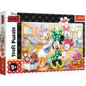Puzzle - 100 - Minnie w salonie kosmetycznym - Disney Minnie - Trefl 16387