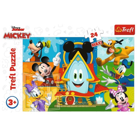 Puzzle - 24 Maxi - Myszka Miki i przyjaciele - Trefl 14351