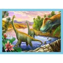 Puzzle - 4w1 (12, 15, 20, 24) - Wyjątkowe dinozaury - Trefl 34609