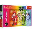 Puzzle - 60 - Radosne lalki - Rainbow High - Trefl 17380