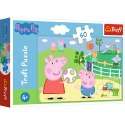 Puzzle - 60 - Zabawy w gronie przyjaciół - Świnka Peppa - Trefl 17356