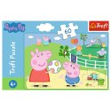 Puzzle - 60 - Zabawy w gronie przyjaciół - Świnka Peppa - Trefl 17356