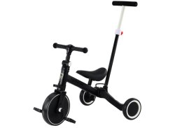 Rower Trójkołowy PRO50 Rowerek Z Rączką Do Prowadzenia Czarny