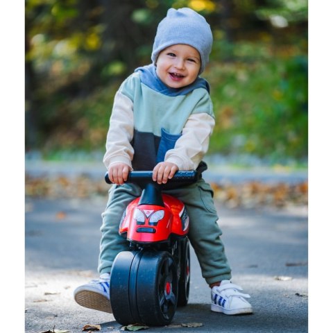 FALK Jeździk Racing Czerwony Szerokie Koła 1+