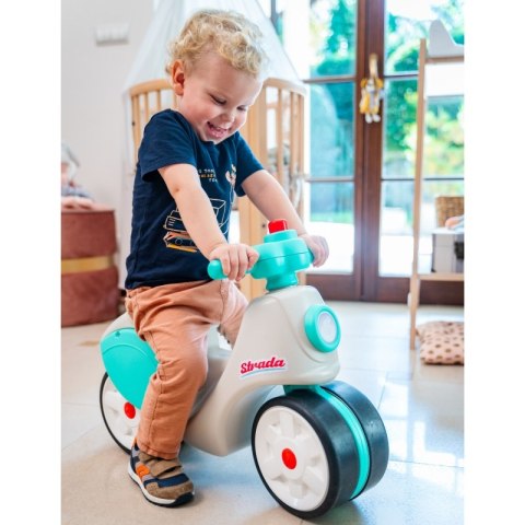 FALK Jeździk Scooter Strada Retro Ciche Opony od 1 Roku