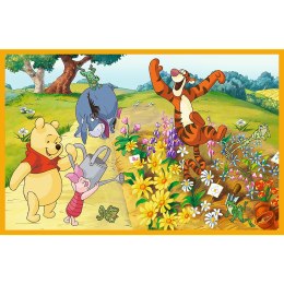 Puzzle - 2x24 - Dzień w ogrodzie - Disney - Kubuś Puchatek - Trefl 34436