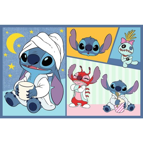 Puzzle - 2x70 - Ze Stitchem nie ma nudy - Disney Lilo and Stitch - Trefl 34444