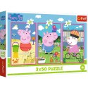 Puzzle - 3x50 - Siła przyjaźni Świnka Peppa - Trefl 34877