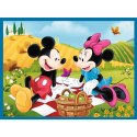 Puzzle + MEMOS - 2w1 (30,48) - Poznaj bohaterów Disney - Myszka Miki - Trefl 93344