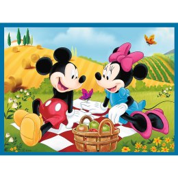 Puzzle + MEMOS - 2w1 (30,48) - Poznaj bohaterów Disney - Myszka Miki - Trefl 93344