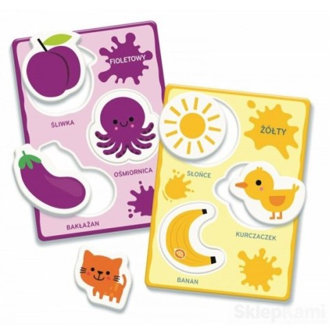 Gra edukacyjna Słowa i Kolory Uczę się Bawiąc Język Polski Clementoni 50760