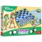 Gra planszowa Warcaby i Młynek Rodzina Treflików Trefl 02658