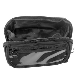 Piórnik Przybornik Szkolny Rozkładany Pojemny Czarny 20x10cm