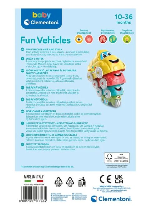 Zestaw Pojazdów Wieża z Autek Clementoni 17726