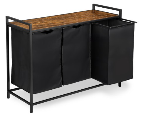 Kosz na pranie z półką 3 komory ARTUS