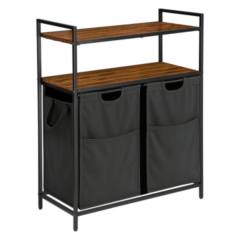 Kosz na pranie z półkami 2 komory MIRUN