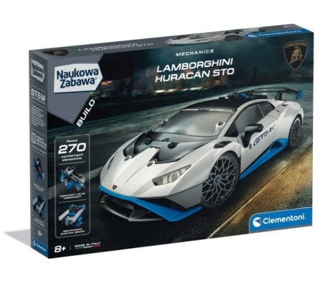 Naukowa Zabawa Klocki Laboratorium Mechaniki Lamborghini Huracan STO Język Polski Clementoni 50917