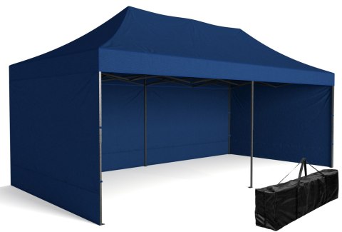 Pawilon handlowy ekspresowy - 3x6 m - niebieski