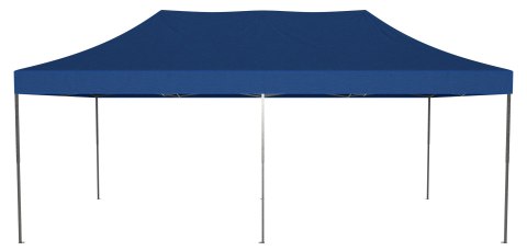 Pawilon handlowy ekspresowy - 3x6 m - niebieski