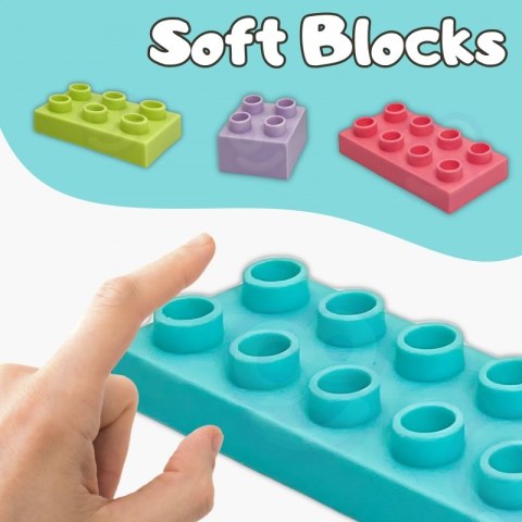 WOOPIE Klocki Soft Blocks Zestaw 99 Elementów w Pudełku