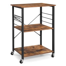 Regał na kółkach mobilny SAMBOR rustic