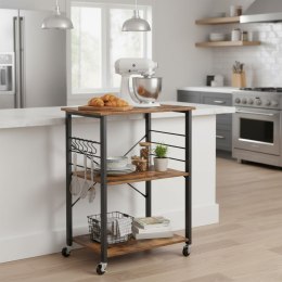 Regał na kółkach mobilny SAMBOR rustic