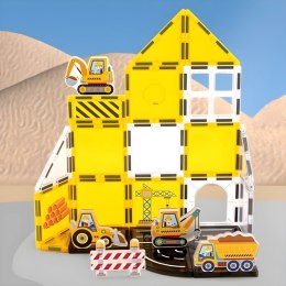 WOOPIE Magneyczne Klocki Konstrukcyjne Plac Budowy STEAM 47 el.