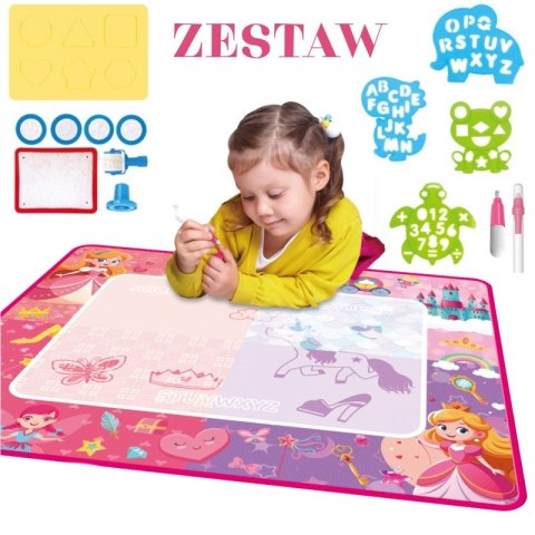 WOOPIE Mata Wodna Magiczna do Rysowania dla Małej Księżniczki