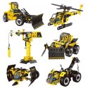 WOOPIE Zestaw Konstrukcyjny Pojazdy Budowlane STEAM 6w1 223 el.