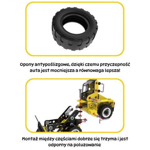 WOOPIE Zestaw Konstrukcyjny Pojazdy Budowlane STEAM 6w1 223 el.