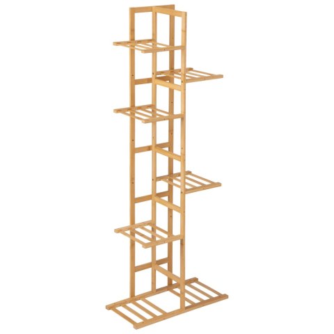 Kwietnik bambusowy HERVEL naturalny 7 półek