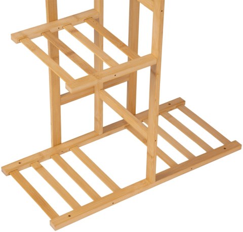 Kwietnik bambusowy HERVEL naturalny 7 półek